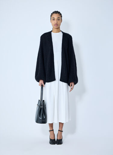 TOTEME Puffed Cardigan Black tot0260027