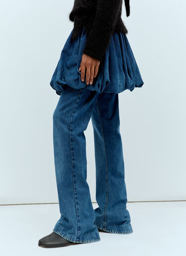 Aaron Esh Puff Skirt Jeans Blue ash0154003
