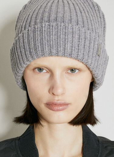 Eytys Wool Knit Beanie Hat Grey eyt0354017