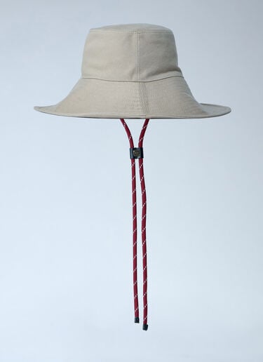 Miu Miu Denim Bucket Hat Beige miu0263054