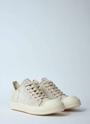 Rick Owens DRKSHDW Low-Top Coated Sneakers White drk0160019
