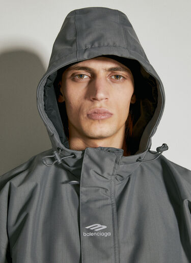 Balenciaga 3B Sports Icon Ski Parka Grey bal0155100