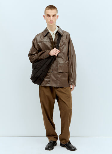 Lemaire Rain Jacket Brown lem0156002