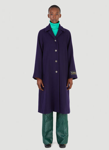 Gucci Military Long Coat Blue guc0245024