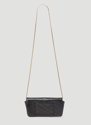 Saint Laurent 绗缝链条太阳镜盒 黑色 sla0252077