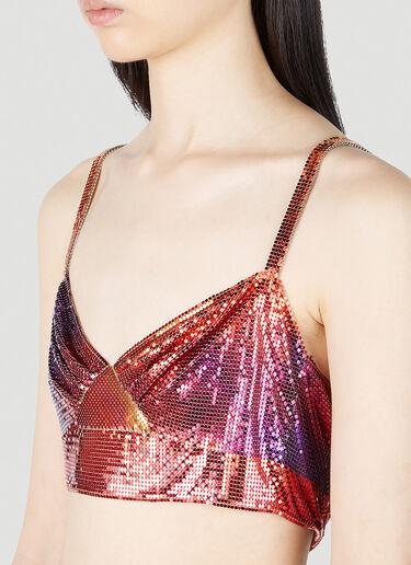 Chainmail Crop Top Rabanne Chainmail Crop Top Red pac0252022