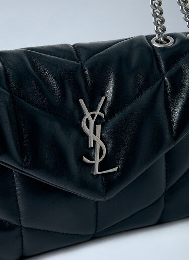 LN-CC® - Saint Laurent: Toy Puffer Shoulder Bag - Black Saint Laurent Toy Puffer Shoulder Bag Black sla0265128
