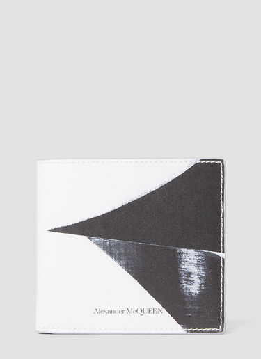 Alexander McQueen 브러시스트로크 지갑 화이트 amq0152030