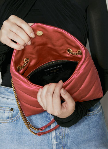 Saint Laurent Toy Puffer Shoudler Bag Pink sla0252087