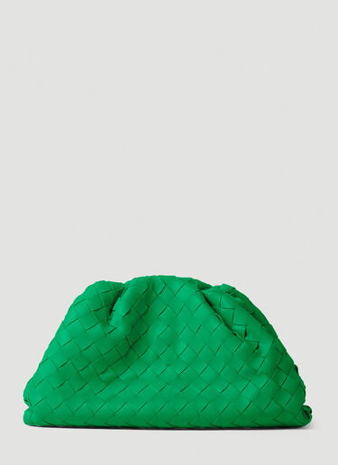 Bottega Veneta Teen Pouch Clutch Bag Green bov0249024