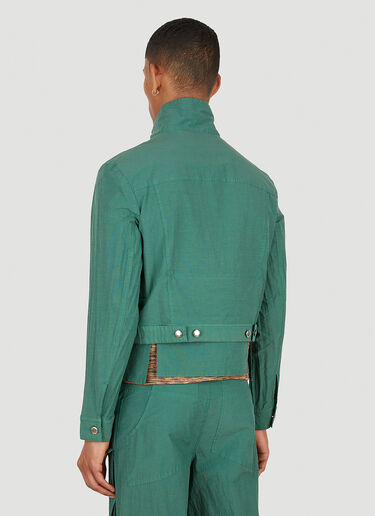 Eckhaus Latta Panel Jacket Green eck0148001