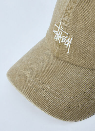 Stüssy Logo Motif Baseball Cap Tan sts0160023