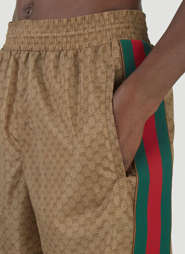 Gucci GG Swim Shorts Brown guc0145056