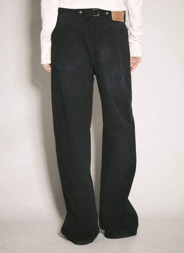 Logo Plaque Jeans Prada Logo Plaque Jeans Black pra0258022