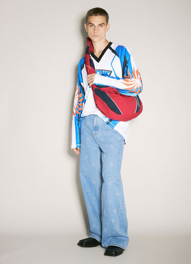 Martine Rose Motorcross Jersey T-Shirt White mtr0358001