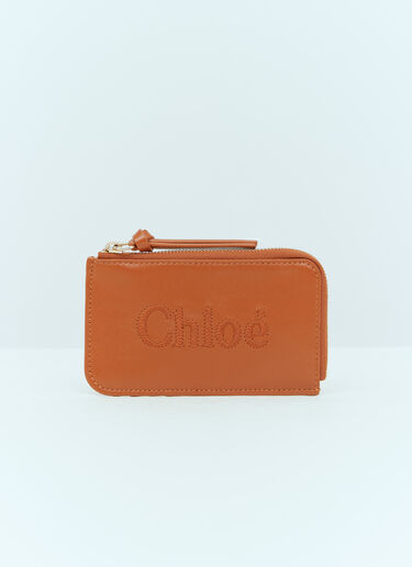 Chloé Sense 小号钱包卡夹 棕色 chl0255064