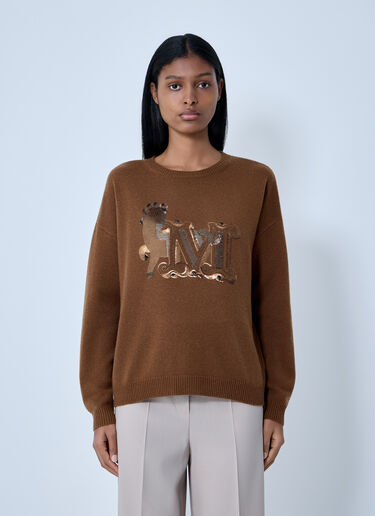 Wool-And-Cashmere-Blend Sweater Max Mara Wool-And-Cashmere-Blend Sweater Brown max0263001