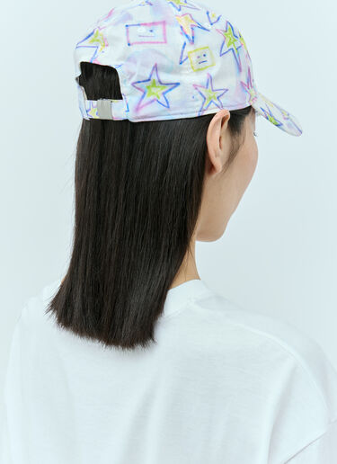 Acne Studios 마이크로 페이스 패치 베이스볼 캡 멀티컬러 acn0255045