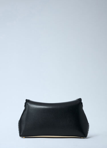 TOTEME T-Lock Embroidered Leather Clutch Bag Cream tot0263075