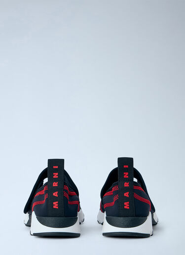 LN-CC® - Marni: Mary Jane Running Sneakers - Navy Marni Mary Jane Running Sneakers Navy mni0266009