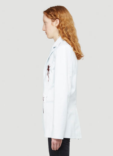 Mowalola Bloody Blazer White mow0240002