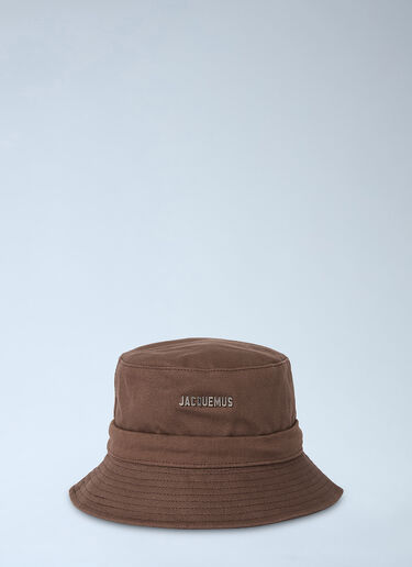 Jacquemus Le Bob Gadjo Bucket Hat Brown jac0150046