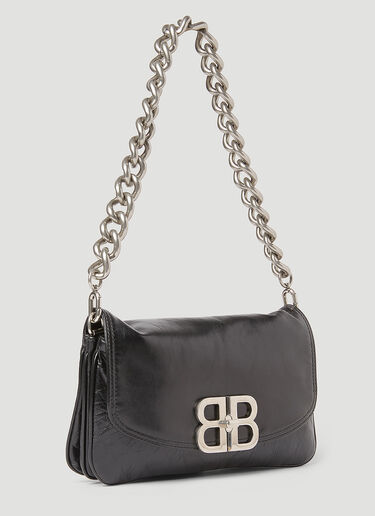 BB Soft Small Flap Shoulder Bag Balenciaga BB Soft Small Flap Shoulder Bag Black bal0253035