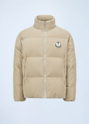 8 Moncler Palm Angels Abrolhos Short Down Jacket Black mpa0259001