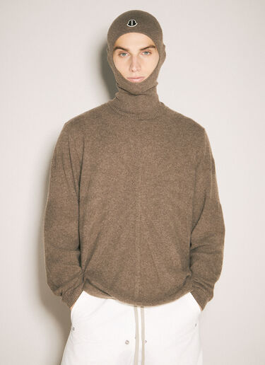 Moncler x Rick Owens 울 & 캐시미어 발라클라바 브라운 mcs0358018