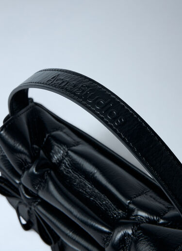 Mircro Multipocket Grained Leather Shoulder Bag Acne Studios Mircro Multipocket Grained Leather Shoulder Bag Black acn0262001