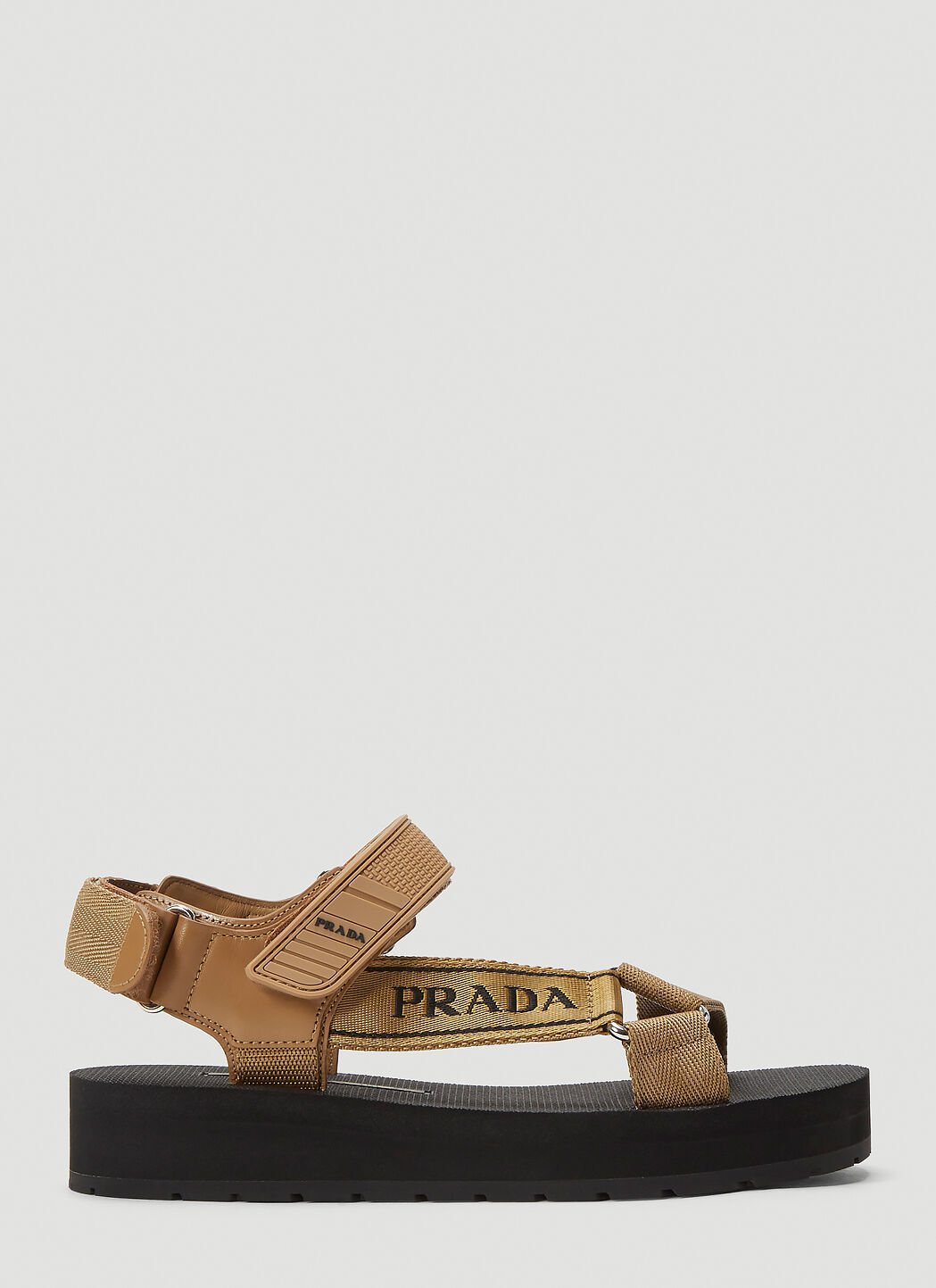 Prada double strap best sale sandals