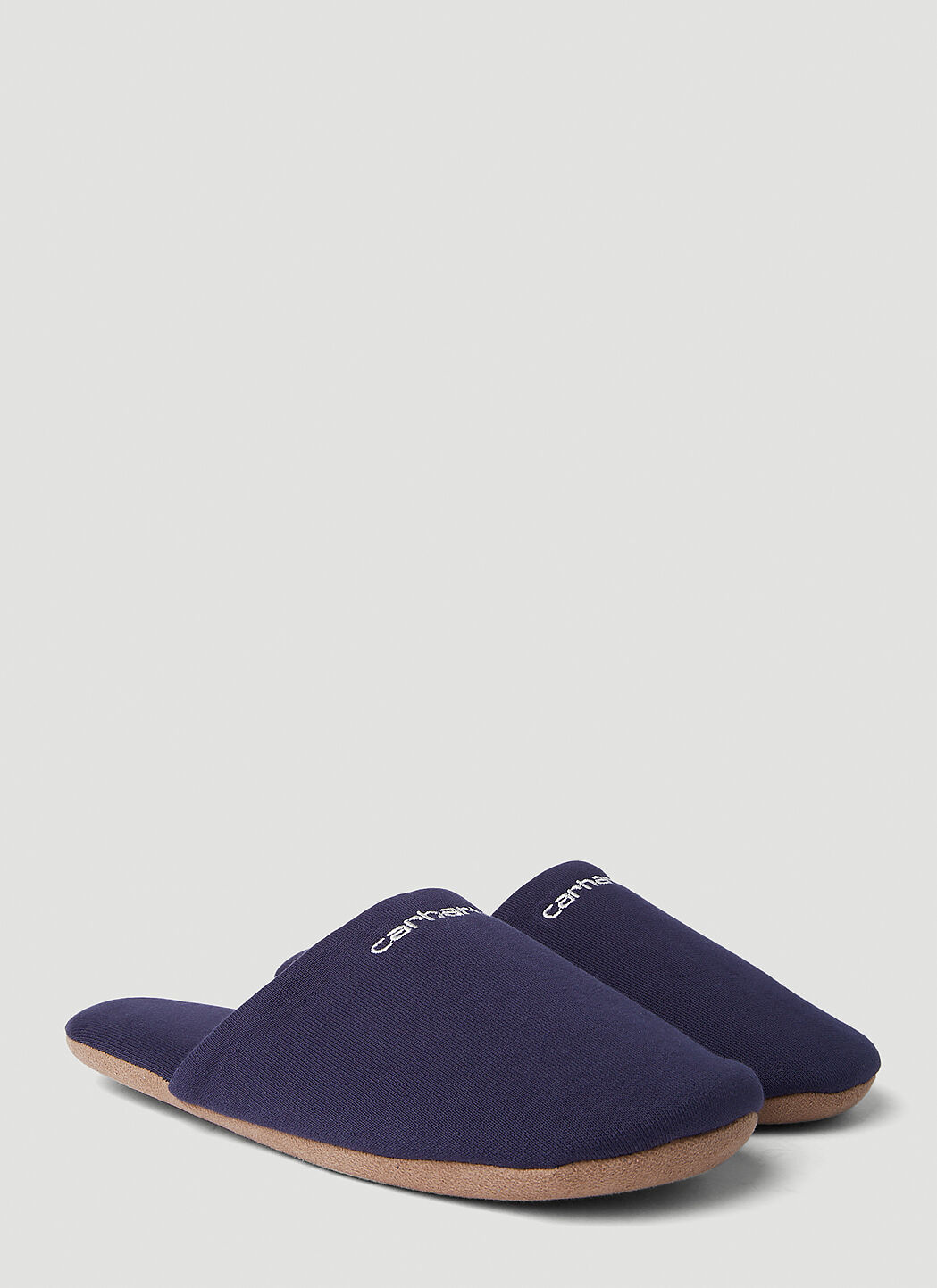 Carhartt WIP Script Embroidery Slippers in Blue LN CC