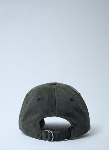 Acne Studios Logo Motif Baseball Cap Black acn0364009