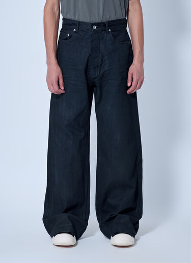 LN-CC® - Rick Owens DRKSHDW: Tower Geth Jeans - Black Rick Owens DRKSHDW Tower Geth Jeans Black drk0166003