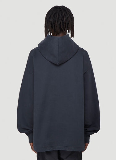 Acne Studios Logo Hooded Sweatshirt Black acn0142032