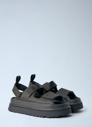 UGG W Goldenglow Embossed Sandals Brown ugg0264020