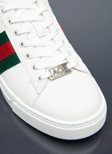 Gucci Ace Web Sneakers White guc0255088