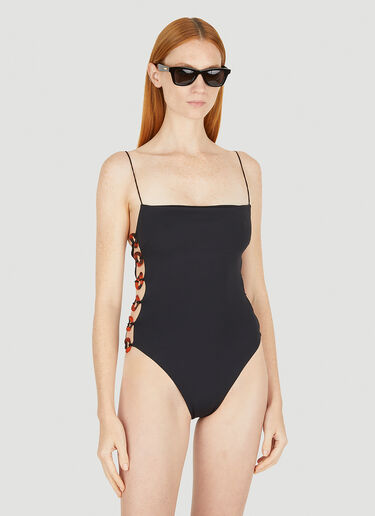 Ziah Bravo Chain Swimsuit Black zia0251001