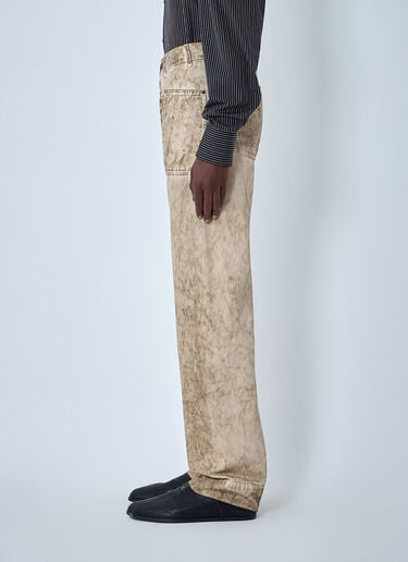 Vivienne Westwood Wide-Leg Denim Jeans Beige vvw0164011