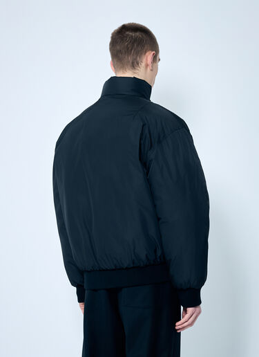 Prada Nylon Aviator Puffer Jacket Black pra0159031