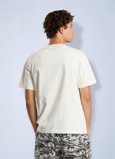 Palm Angels Palm Ribbed Regular T-Shirt White pma0166272