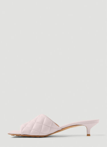 Bottega Veneta Padded Kitten Heel Mules Pink bov0251082