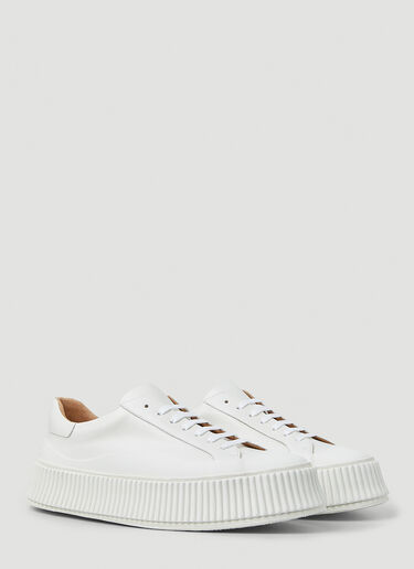 Jil Sander ヴァルカナイズ スニーカー ホワイト jil0149025