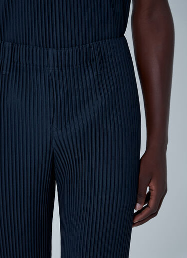 Pleated Pants Homme Plissé Issey Miyake Pleated Pants Navy hmp0162013