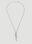 Octi Icicle Pendant Necklace Silver oct0351001