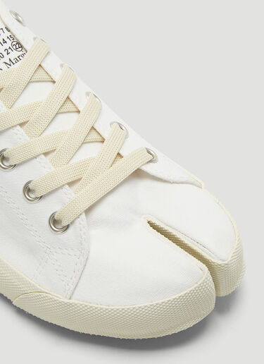 Maison Margiela Tabi Low-Top Canvas Sneakers White mla0138017