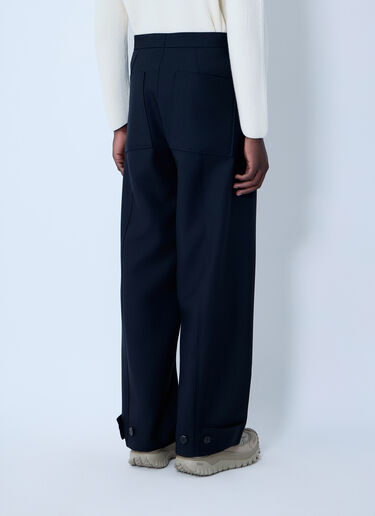 徽标五金长裤 Moncler + Jil Sander 徽标五金长裤 黑色 mjl0162004