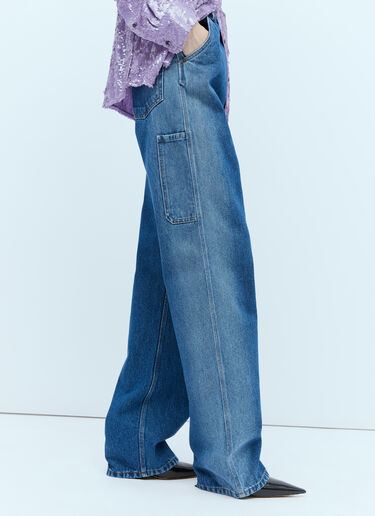 ストレートレッグ ジーンズ Dries Van Noten ストレートレッグ ジーンズ ブルー dvn0254010