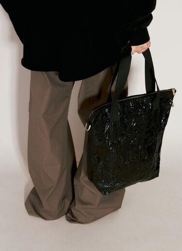Rick Owens Crinkled Tote Bag Black ric0155046