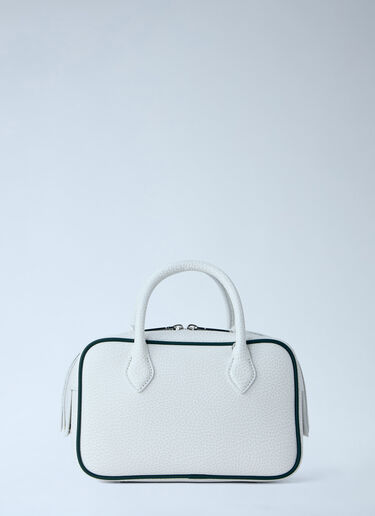 Runway Small Printed Leather Gym Bag Lacoste Runway Small Printed Leather Gym Bag White lac0364002